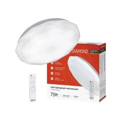 Светильник светодиодный накладной IN HOME Comfort Diamond 3000-6500К 75 Вт IP40 белый с пультом - фото 7