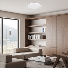 Светильник светодиодный накладной IN HOME Comfort Diamond 3000-6500К 75 Вт IP40 белый с пультом - фото 4