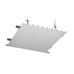 Рейка сплошная Омега 100АТ 3 м белая матовая - фото 2