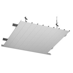 Рейка сплошная Омега 100АТ 4 м белая матовая - фото 2