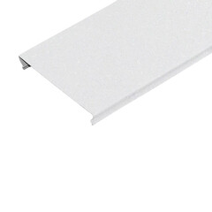 Рейка сплошная S-дизайн 3 м 100АS белый жемчуг - фото 4