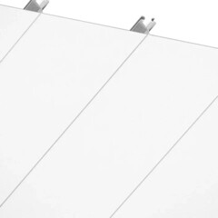 Рейка сплошная S-дизайн 3 м 100АS белый жемчуг - фото 3