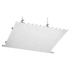 Рейка сплошная S-дизайн 4 м A100AS A903RUS01 белая матовая - фото 2