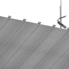 Рейка сплошная S-дизайн 3 м A100AS A907RUS04 металлик - фото 3