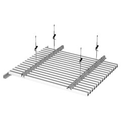 Рейка кубообразный дизайн 30х40 мм 3 м A38S белая матовая - фото 3