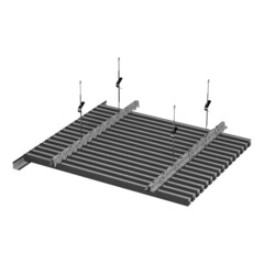 Рейка кубообразный дизайн 30х40 мм 3 м A38S черная матовая - фото 3