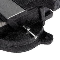 Тиски слесарные Kranz поворотные с наковальней 200 мм (KR-12-5103) - фото 2