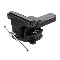 Изображение товара Тиски слесарные Kranz поворотные с наковальней 200 мм (KR-12-5103)