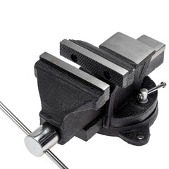 Тиски слесарные Kranz поворотные с наковальней 100 мм (KR-12-5101) - фото 3