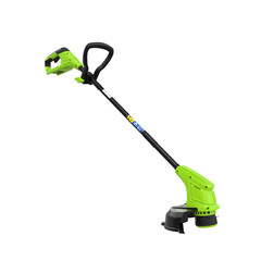 Триммер аккумуляторный Greenworks 24V G24LT25K2 24 В Li-Ion 2 Ач 1 АКБ и ЗУ (2107207SA) - фото 1