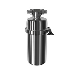 Корпус фильтра Аквафор Викинг S для холодной и горячей воды нержавеющая сталь 3/4 НР(ш) х 3/4 НР(ш) - фото 3