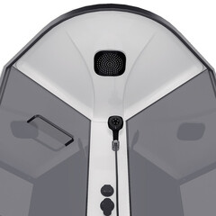 Душевая кабина Domani-Spa Delight Slim 90х90х218 см стекло прозрачное 4 мм с низким поддоном полукруг - фото 4