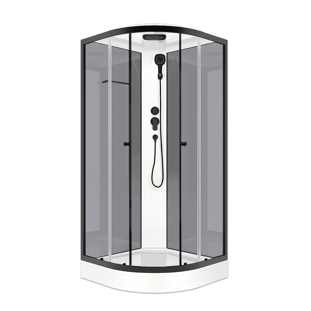 Изображение товара Душевая кабина Domani-Spa Delight Slim 90x90 см со стеклом и низким поддоном