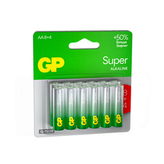 Батарейка GP Batteries Super G Tech АА пальчиковая LR6 1,5 В (12 шт.) (GP 15AA218/4-2CRSBC12) - фото 10