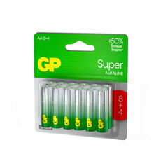 Батарейка GP Batteries Super G Tech АА пальчиковая LR6 1,5 В (12 шт.) (GP 15AA218/4-2CRSBC12) - фото 8
