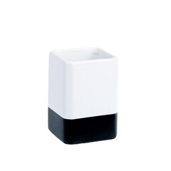 Изображение товара Стакан для ванной Fixsen Text настольный керамика белый (FX-230-3)