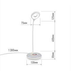 Лампа настольная светодиодная 6500К 8 Вт IN HOME ССО (4690612037615) - фото 2