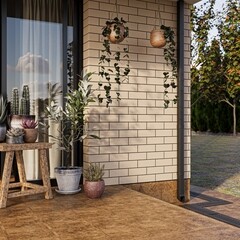 Клинкерная плитка для фасада Керамин Вермонт (17 шт.= 1,33 кв.м) коричневая 298х298х8 мм - фото 2