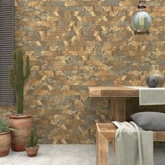 Клинкерная плитка для фасада Керамин Колорадо (34 шт.= 0,54 кв.м) коричневая 245х65х7 мм - фото 2