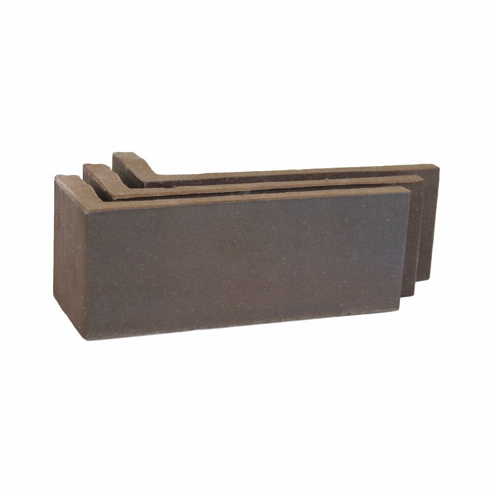 

Клинкерная плитка для фасада угловая Terramatic Plato Brown AA (8 шт.= 0,14 кв.м) коричневая 185х60х71х14 мм, Коричневый