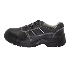 Полуботинки рабочие из искусственной кожи с защитным подноском размер 45 черные Мистраль Аскет (134503) - фото 7