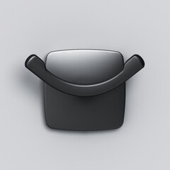 Крючок для ванной AM.PM Gem двойной на шуруп металл черный (A9035622) - фото 7