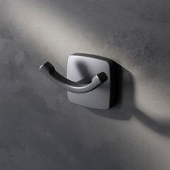 Крючок для ванной AM.PM Gem двойной на шуруп металл черный (A9035622) - фото 3