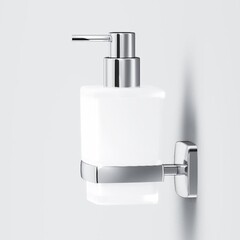 Дозатор для мыла AM.PM Gem с держателем стекло матовый/металл хром (A9036900) - фото 5