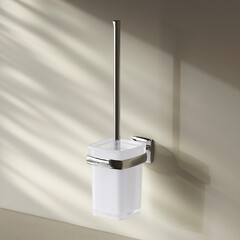 Ершик для унитаза AM.PM Gem подвесной стекло/металл хром (A9033400) - фото 2