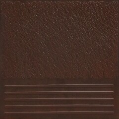 Изображение товара Клинкерная ступень Керамин Каир 4 темно-коричневая 298х298х7 мм (17 шт.=1,51 кв.м)