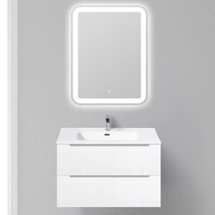 Тумба под раковину BelBagno Etna 80 см подвесная белая (ETNA-800-2C-SO-BL-P) - фото 3