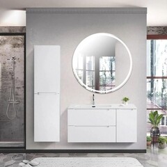 Тумба под раковину BelBagno Etna 100 см подвесная белая (ETNA-1000-2C-1A-SO-BL-L) - фото 3