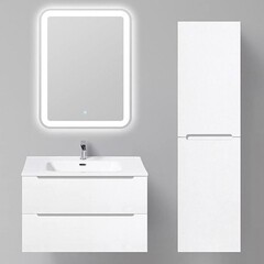 Пенал BelBagno Etna 40 см подвесной левый белый - фото 3