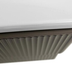 Тумба под раковину BelBagno Due 80 см подвесная темно-серая (DUE-800-2C-SO-GM-P-FH) - фото 4