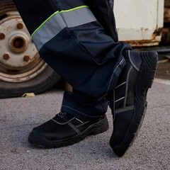 Ботинки из искусственной кожи с защитным подноском размер 45 черные Мистраль Аскет (134485) - фото 6