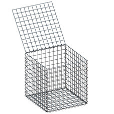 Габион сетчатый 400х400х400 мм ячейка 50х50 мм цинк Таврос