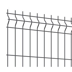 Секция заборная 3D Medium 2030х2500 мм d4 мм ячейка 55х200 мм графитовый серый RAL 7024 Grand Line - фото 3