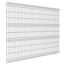 Секция заборная 3D Medium 2030х2500 мм d4 мм ячейка 55х200 мм графитовый серый RAL 7024 Grand Line