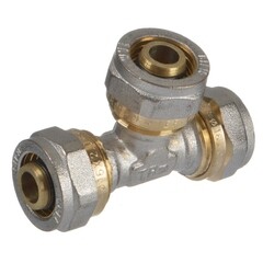 Тройник Terma 20 обж(ц) х 16 обж(ц) х 20 обж(ц) (35515) - фото 3