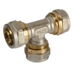 Тройник Terma 20 обж(ц) х 16 обж(ц) х 20 обж(ц) (35515) - фото 2