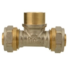 Тройник Terma 20 обж(ц) х 1/2 ВР(г) х 20 обж(ц) (35703) - фото 3