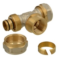 Тройник Terma 20 обж(ц) х 1/2 ВР(г) х 20 обж(ц) (35703) - фото 2