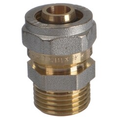 Соединитель прямой Terma 16 обж(ц) х 1/2 НР(ш) (35056) - фото 2