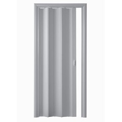 Дверь раздвижная гармошка 690-840x2020 мм серый - фото 6