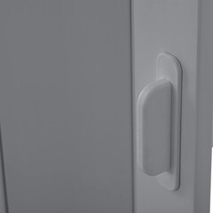 Дверь раздвижная гармошка 690-840x2020 мм серый - фото 5