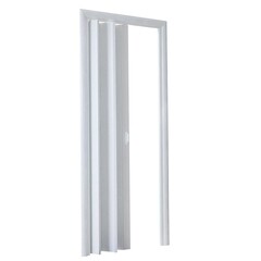 Дверь раздвижная гармошка 690-840x2020 мм ясень серый - фото 6