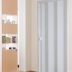 Дверь раздвижная гармошка 690-840x2020 мм ясень серый - фото 3