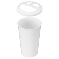 Стакан для ванной Econova Scandi настольный пластик белый (435240616) - фото 5