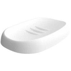 Изображение товара Мыльница для ванной Econova Scandi настольная пластик белая