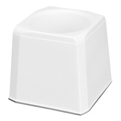 Ершик для унитаза Econova Scandi напольный пластик белый (431501116) - фото 4